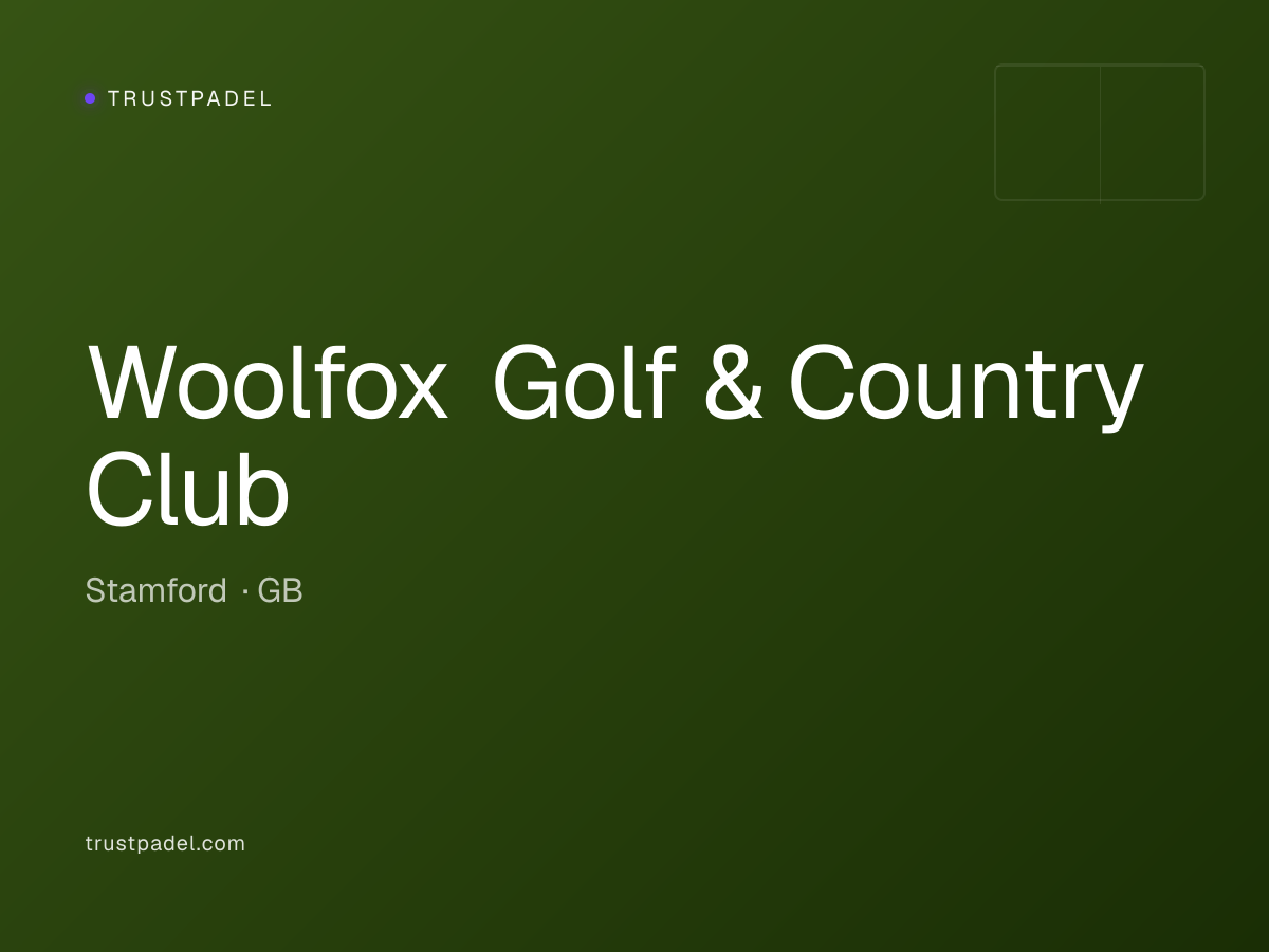 Woolfox Golf & Country Club padel club