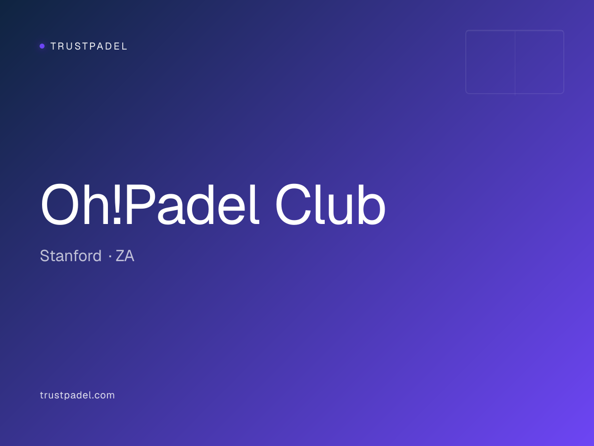 Oh!Padel Club padel club