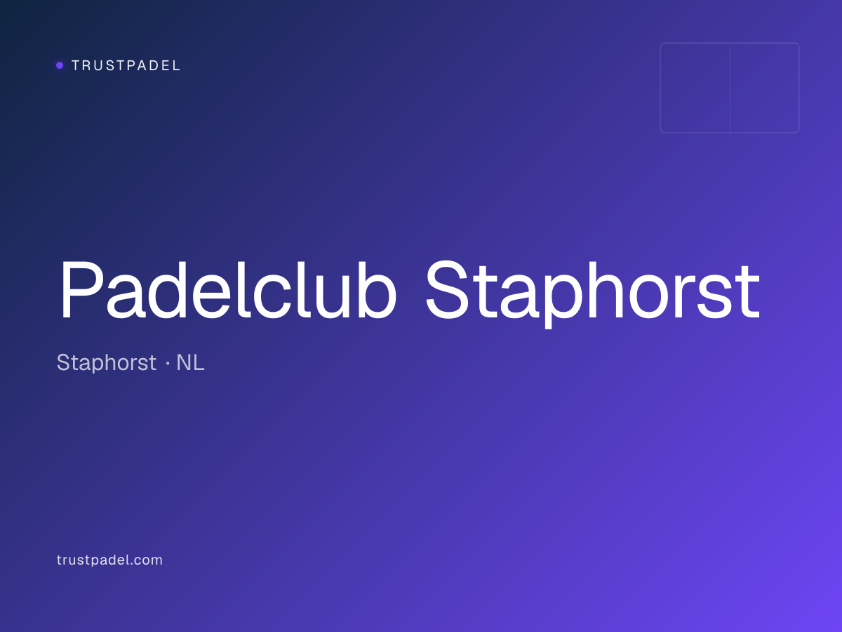 Padelclub Staphorst padel club
