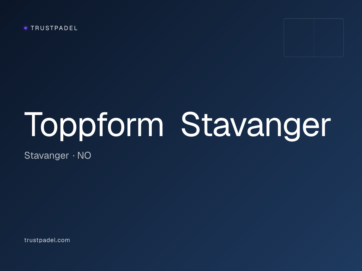Toppform Stavanger padel club