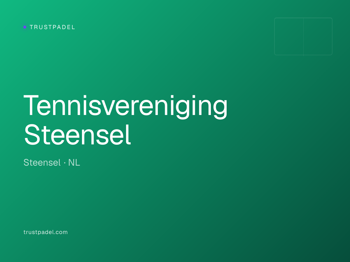 Tennisvereniging Steensel padel club