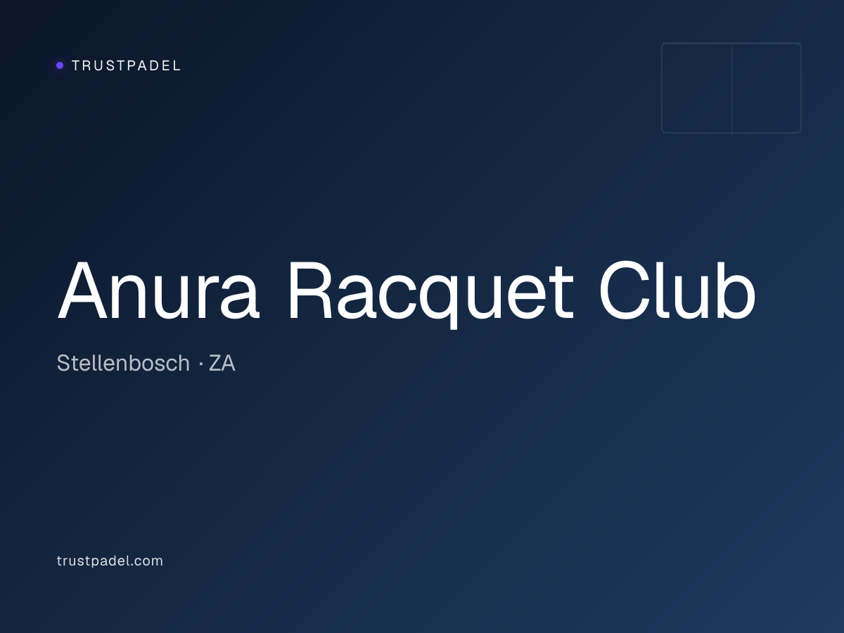 Anura Racquet Club padel club
