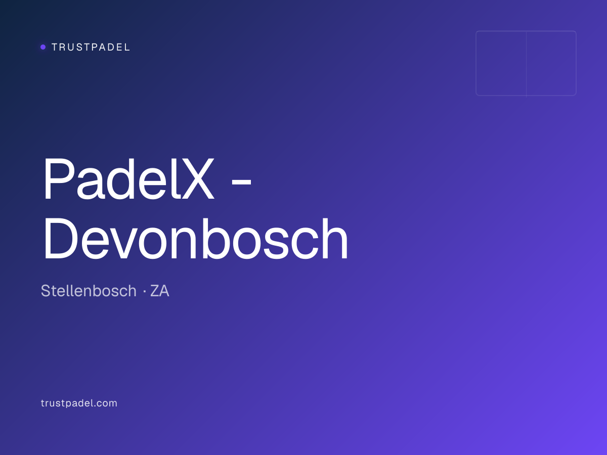 PadelX - Devonbosch padel club