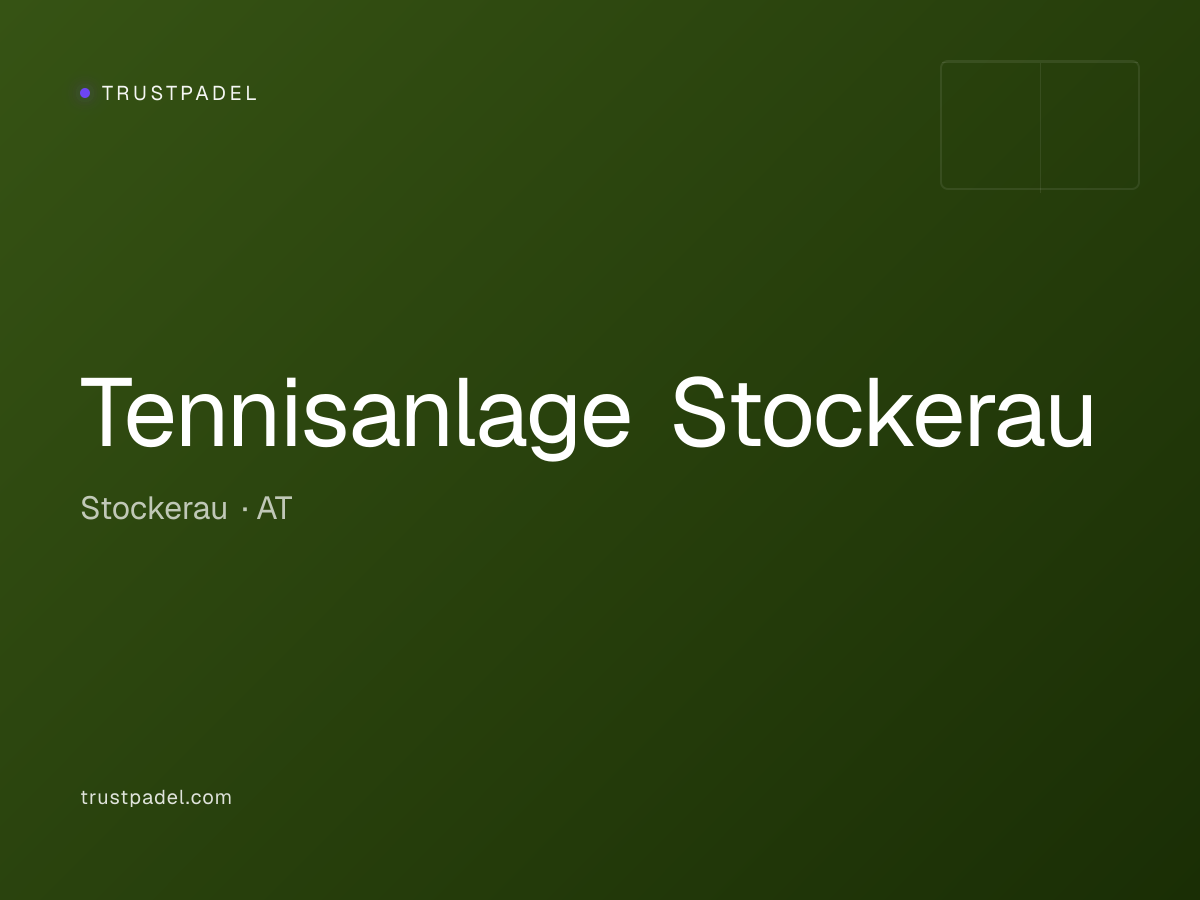 Tennisanlage Stockerau padel club