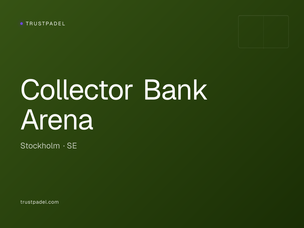 Collector Bank Arena padel club