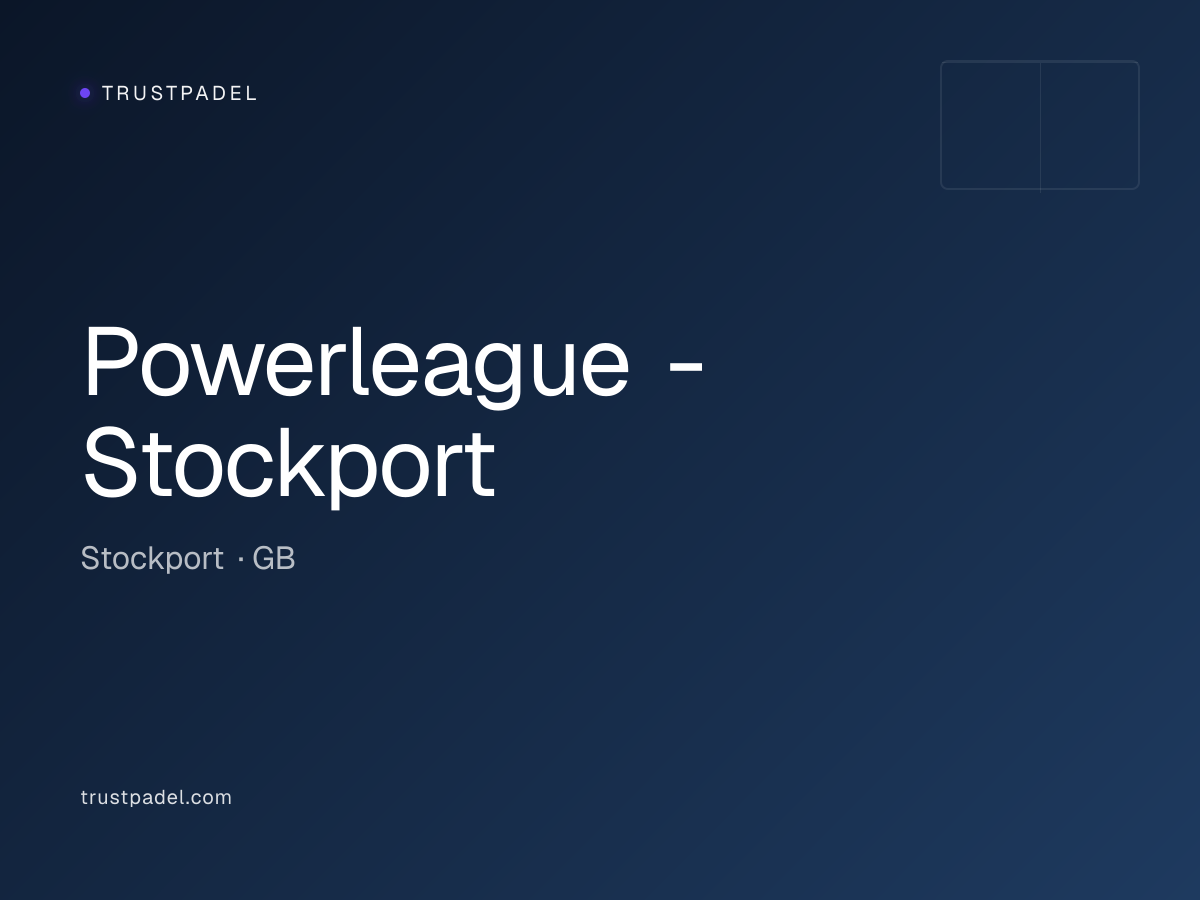Powerleague - Stockport padel club