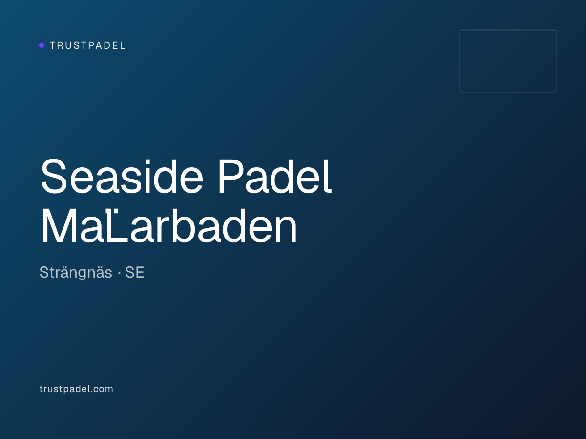 Seaside Padel MäLarbaden padel club