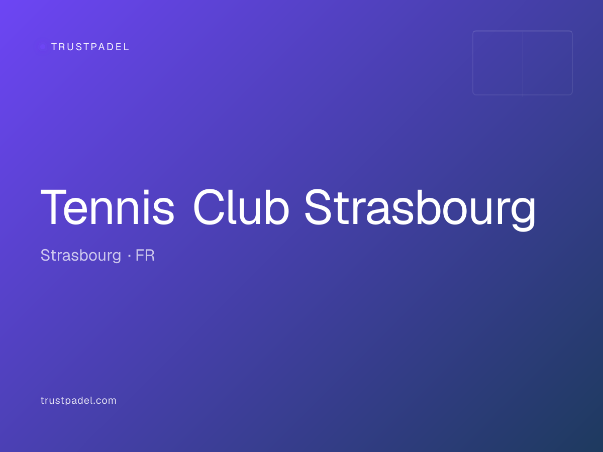 Tennis Club Strasbourg padel club