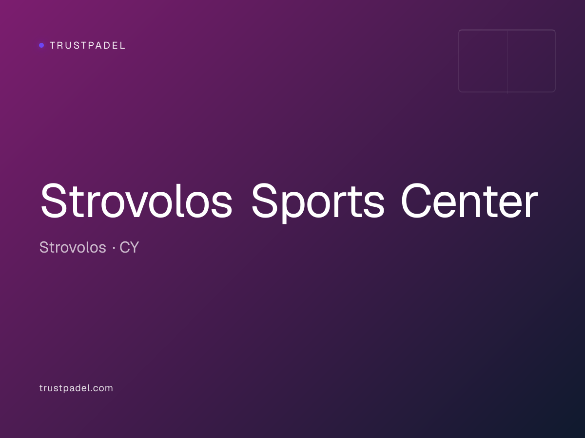 Strovolos Sports Center padel club