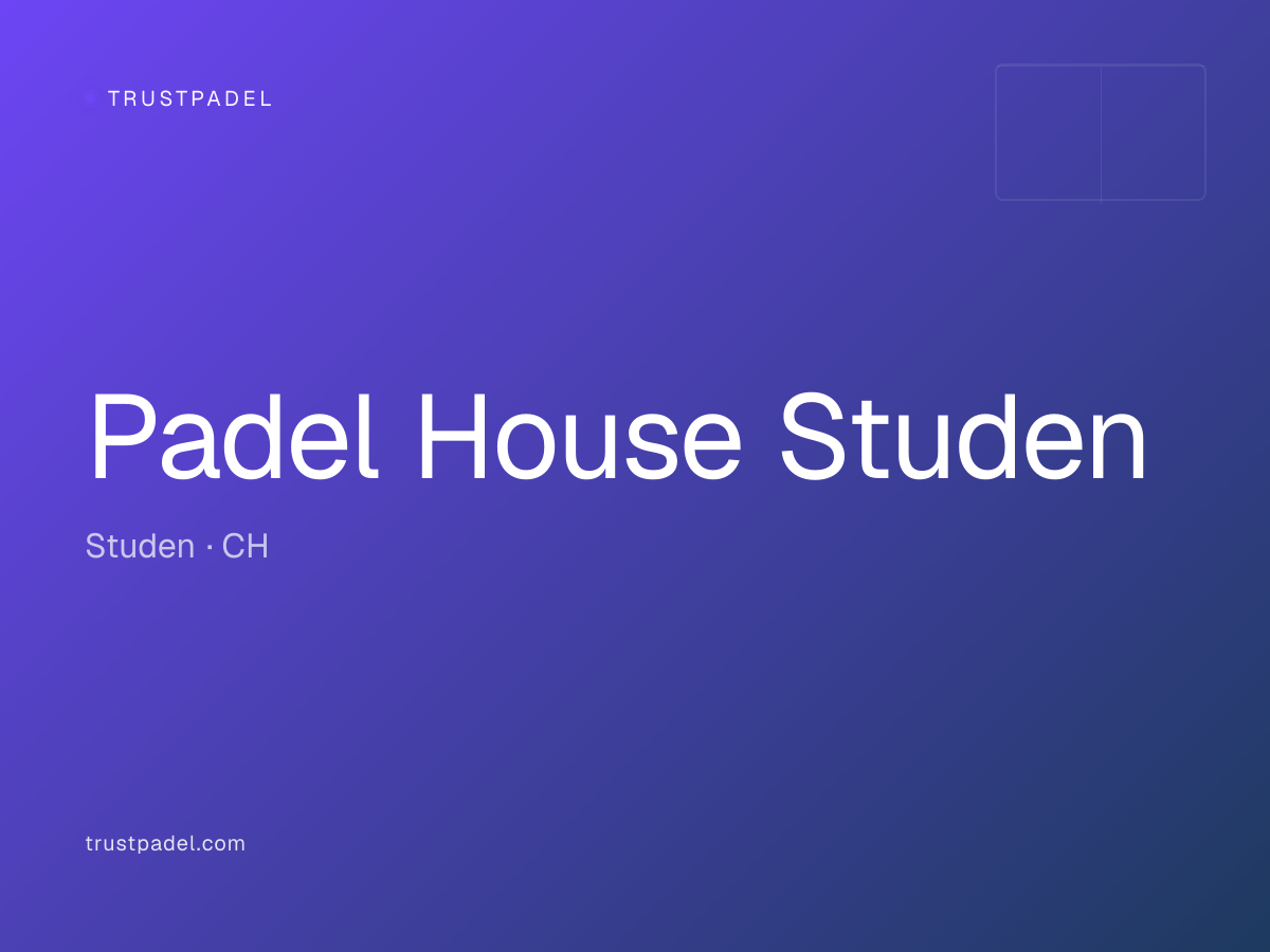 Padel House Studen padel club