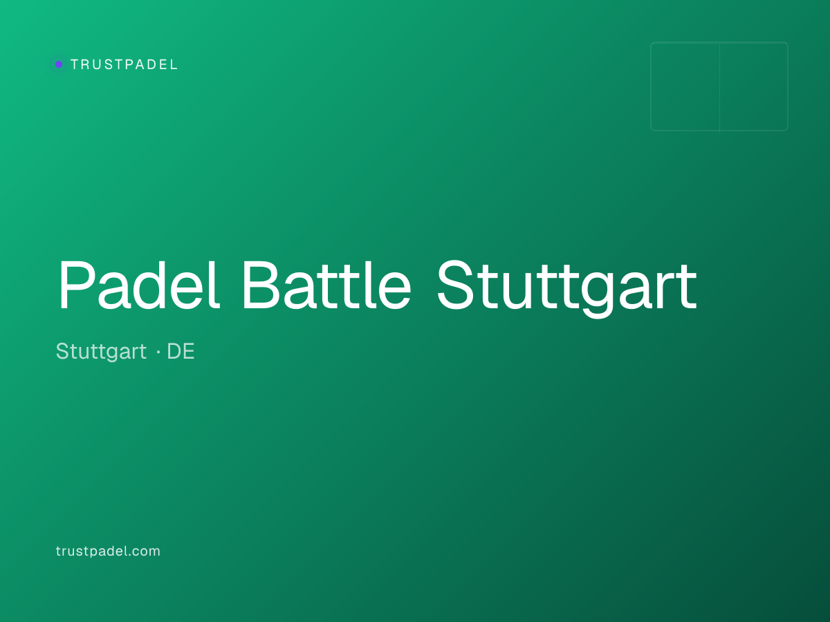Padel Battle Stuttgart padel club
