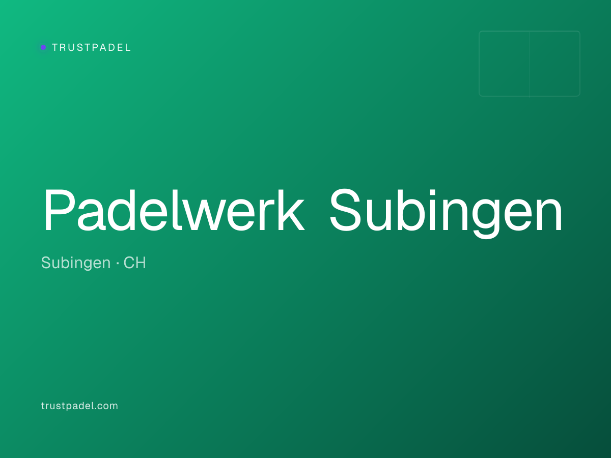 Padelwerk Subingen padel club