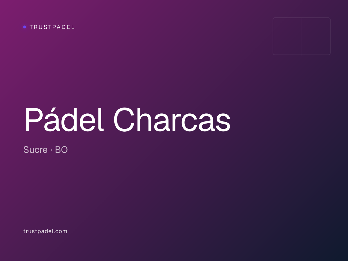 Pádel Charcas padel club