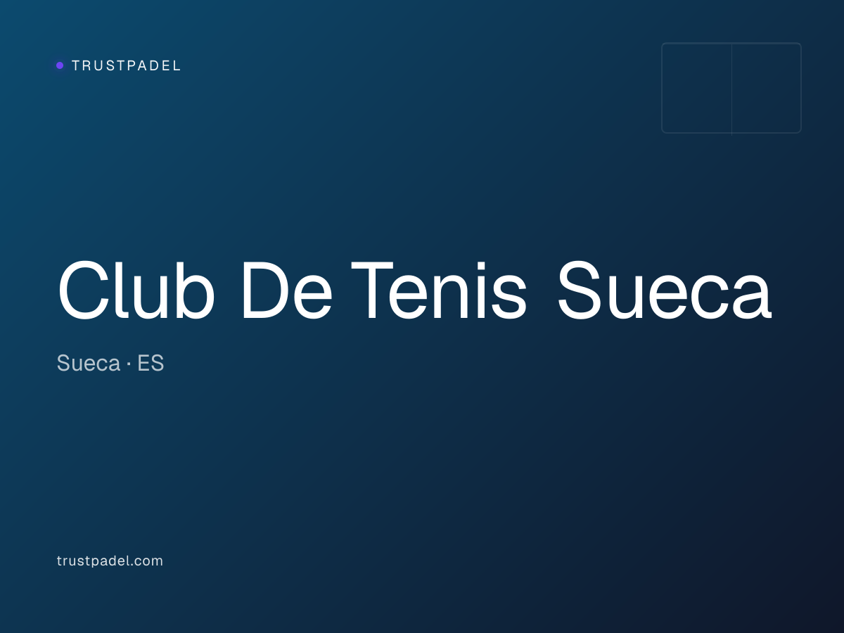 Club De Tenis Sueca padel club