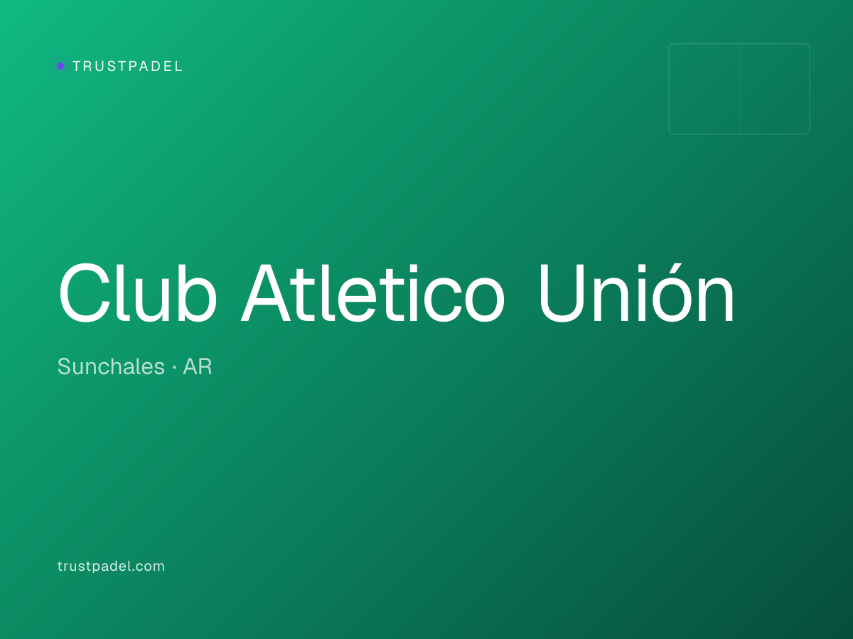 Club Atletico Unión padel club