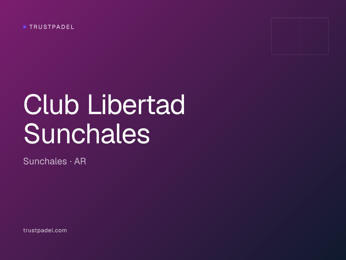 Club Libertad Sunchales padel club