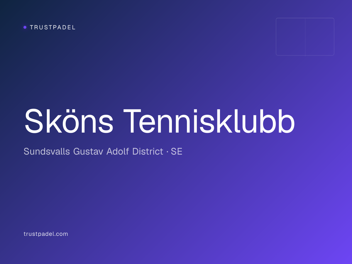 Sköns Tennisklubb padel club
