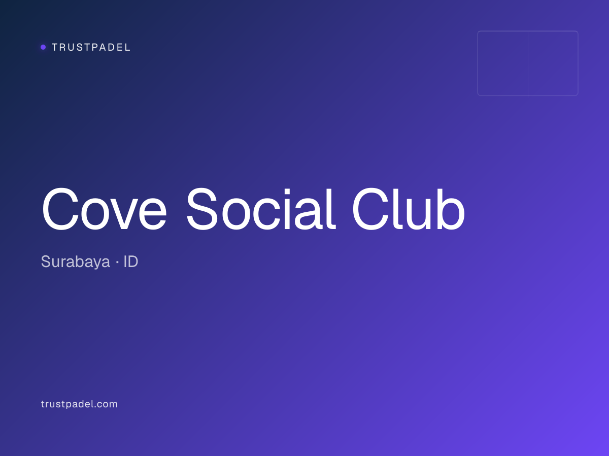 Cove Social Club padel club