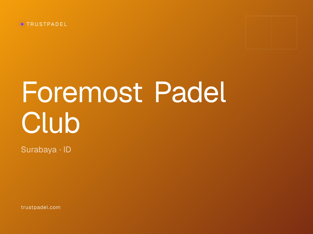 Foremost Padel Club padel club