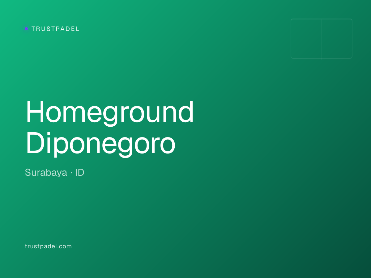 Homeground Diponegoro padel club