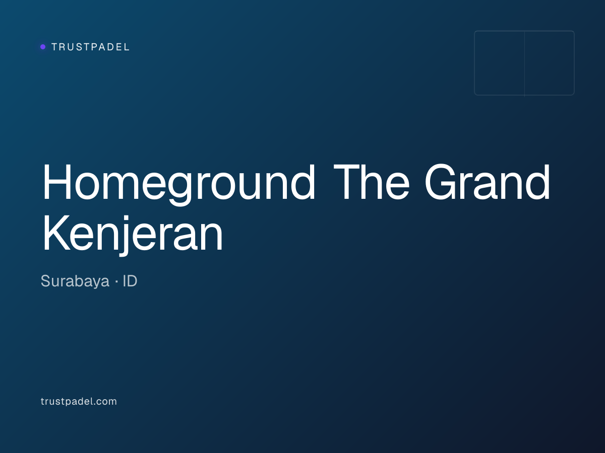 Homeground The Grand Kenjeran padel club