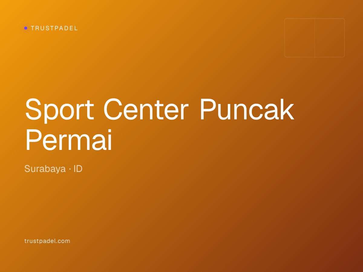 Sport Center Puncak Permai padel club