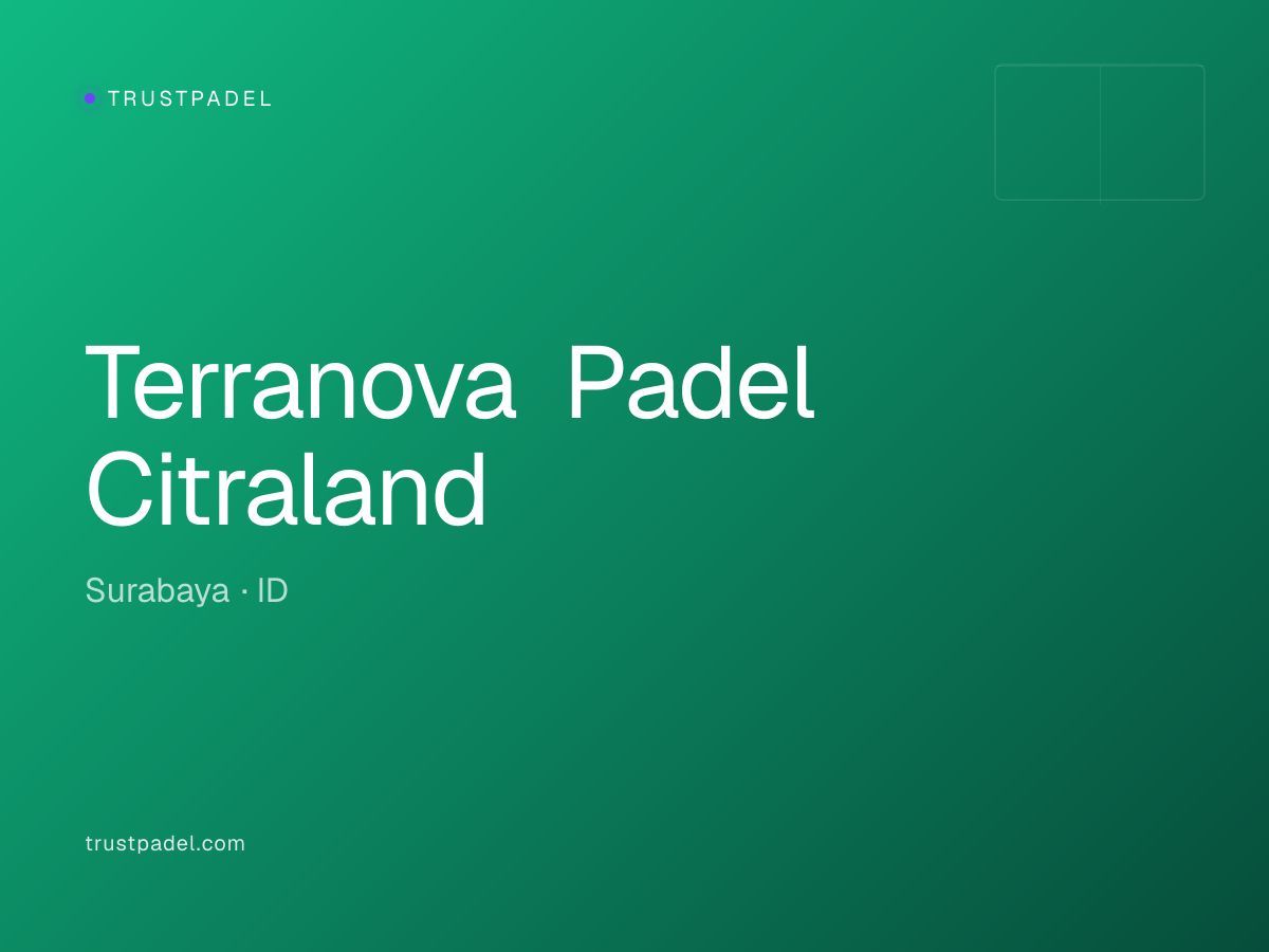 Terranova Padel Citraland padel club