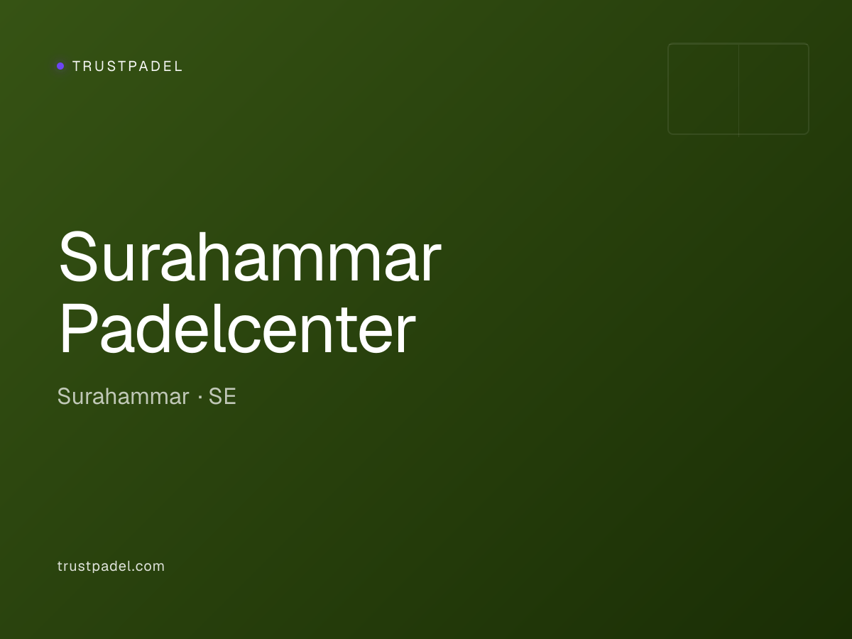 Surahammar Padelcenter padel club