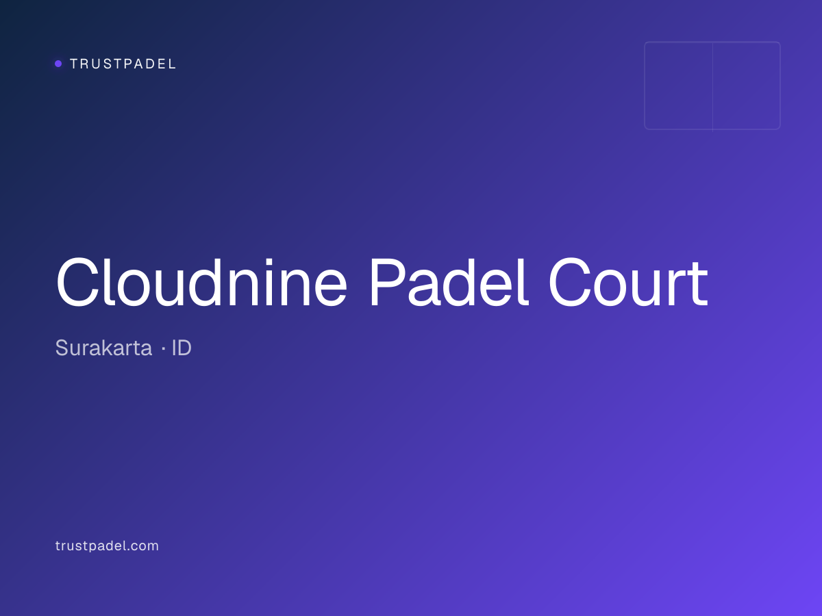 Cloudnine Padel Court padel club