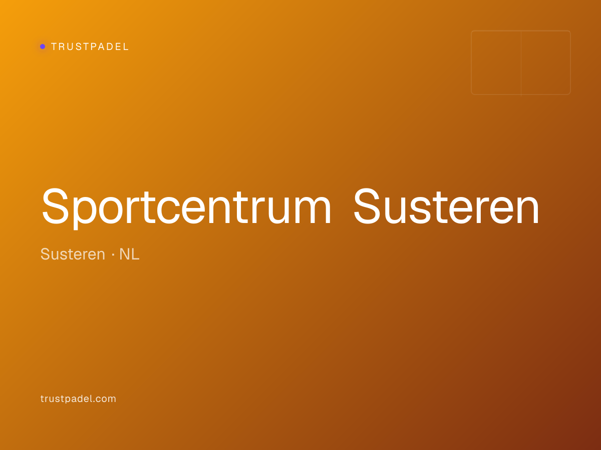 Sportcentrum Susteren padel club