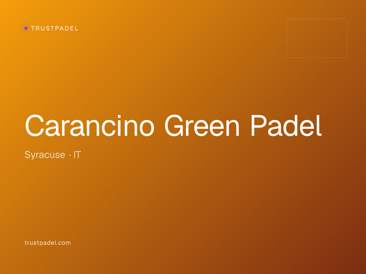 Carancino Green Padel padel club