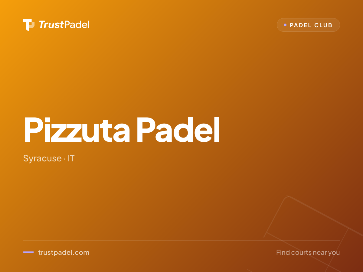 Pizzuta Padel padel club