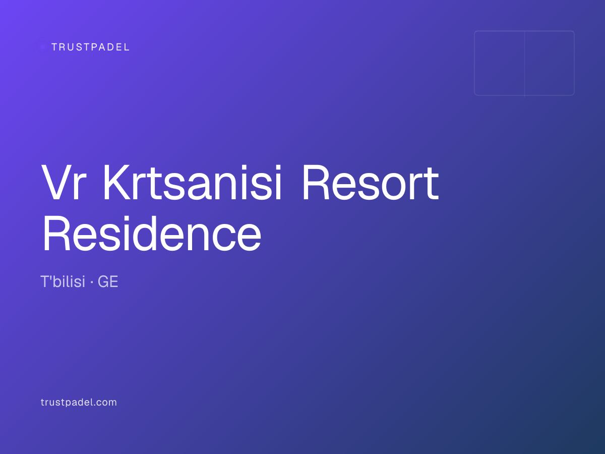 Vr Krtsanisi Resort Residence padel club