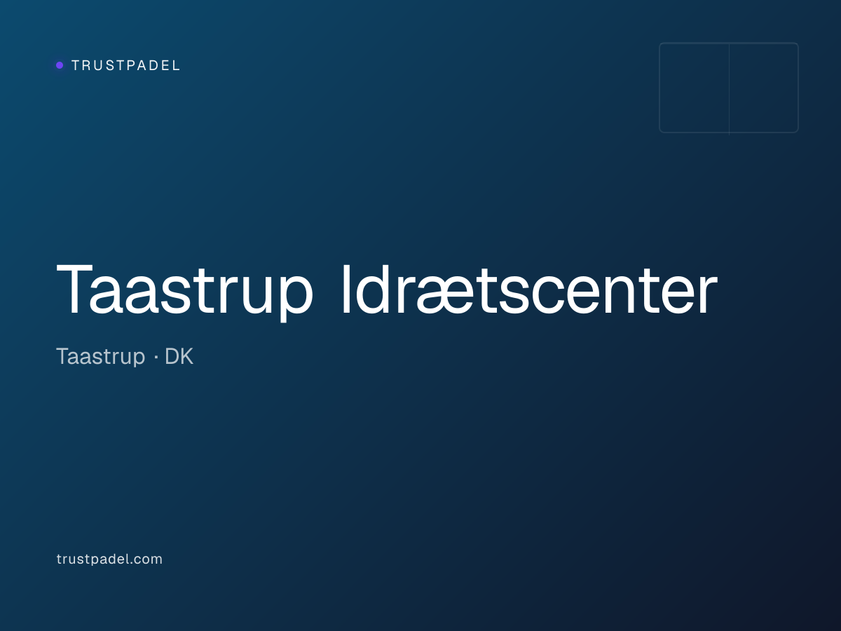 Taastrup Idrætscenter padel club