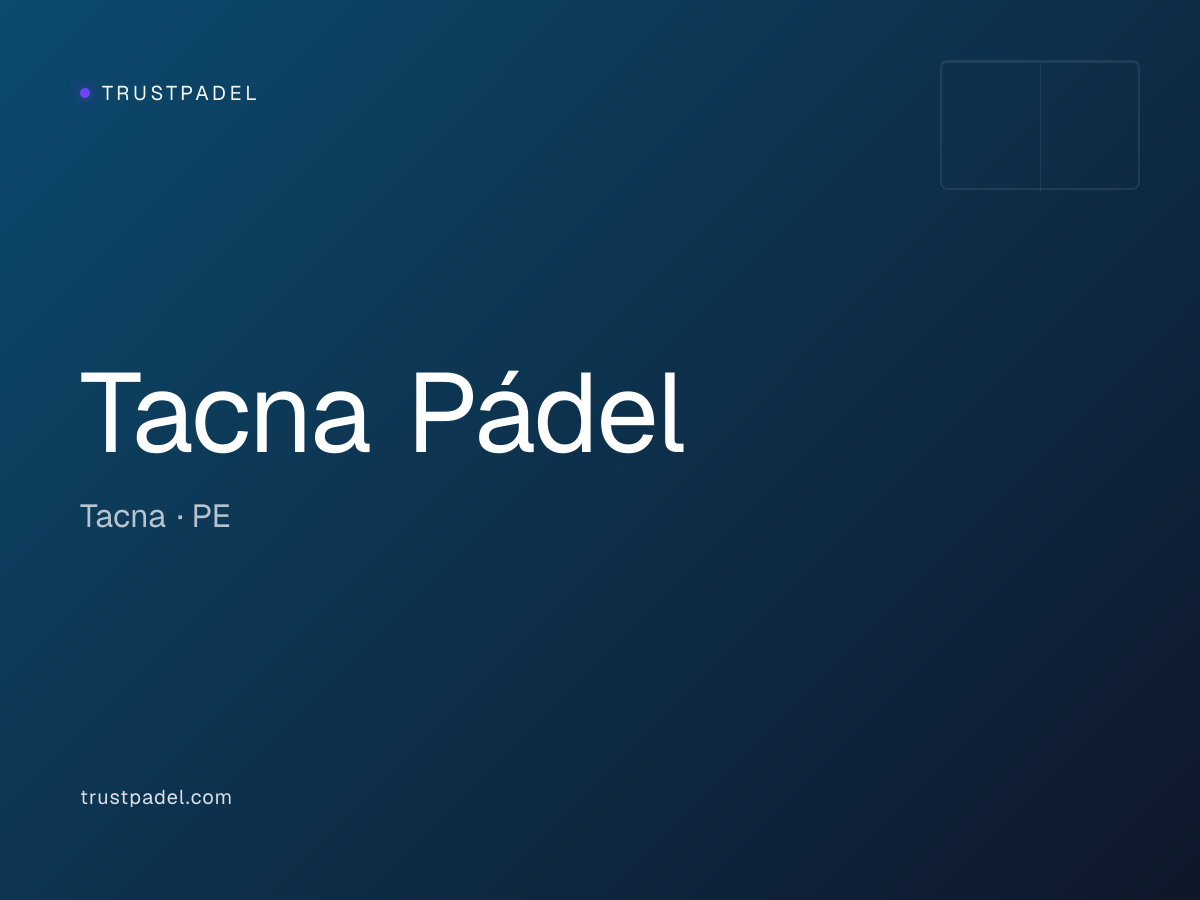 Tacna Pádel padel club