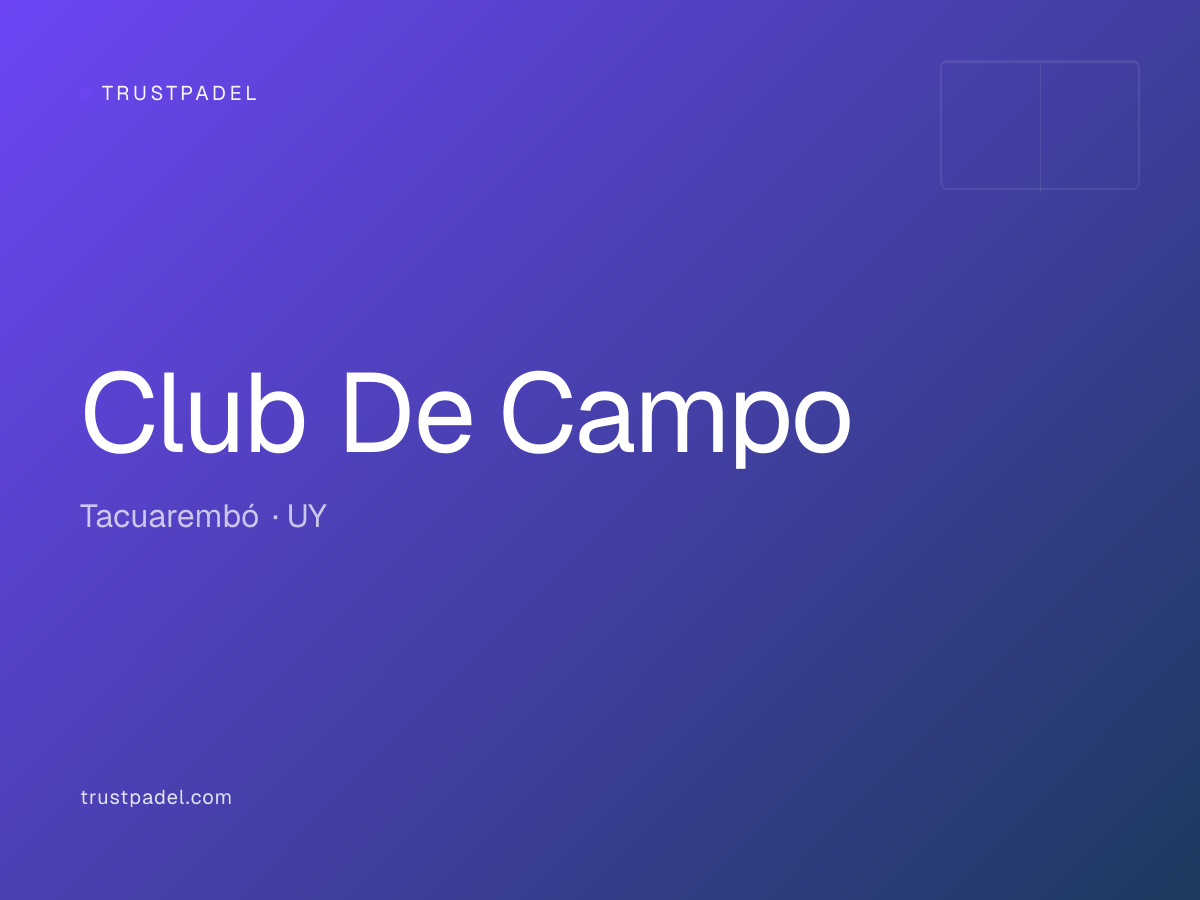 Club De Campo padel club