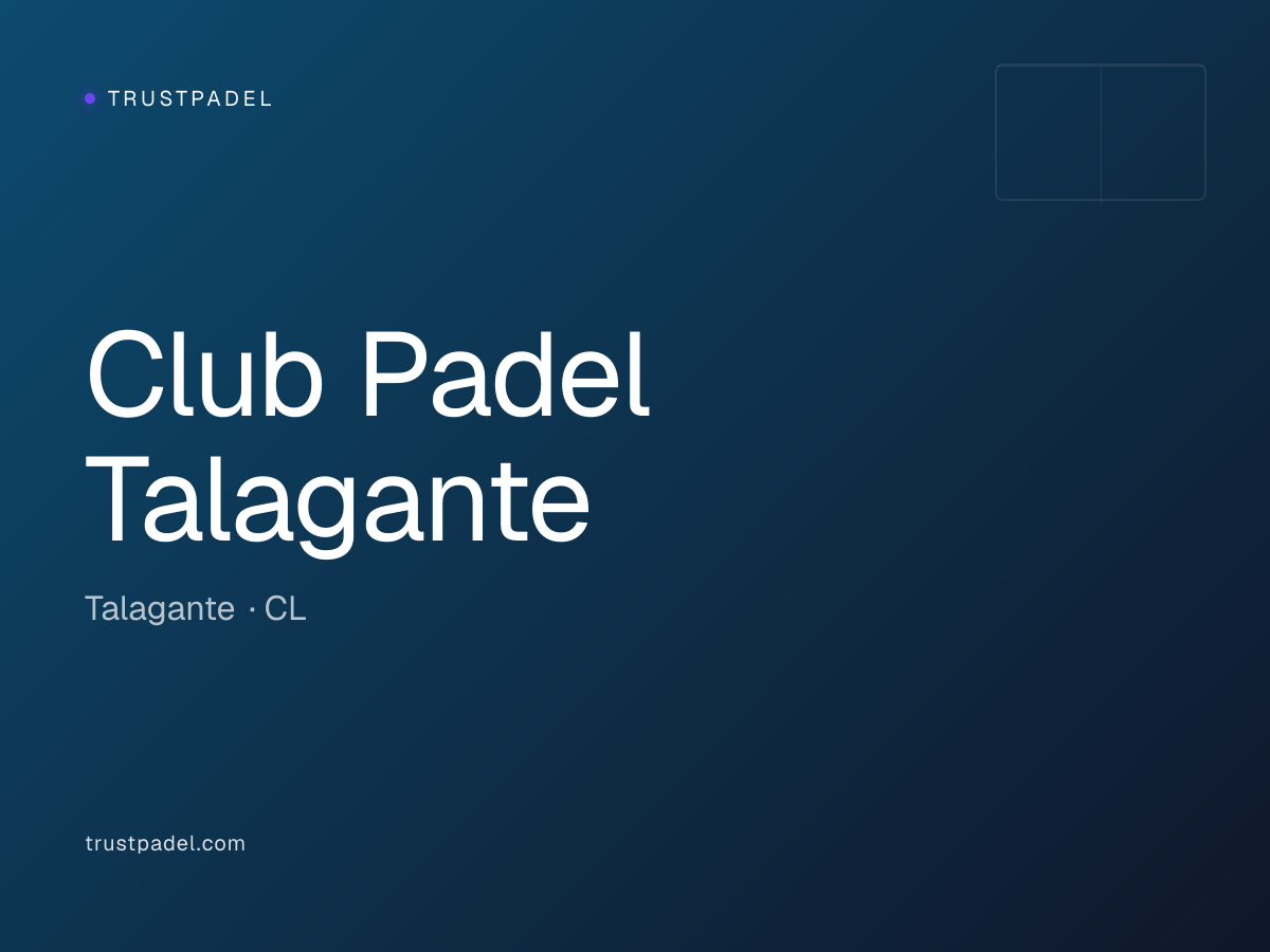 Club Padel Talagante padel club
