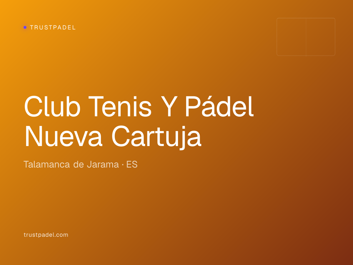 Club Tenis Y Pádel Nueva Cartuja padel club