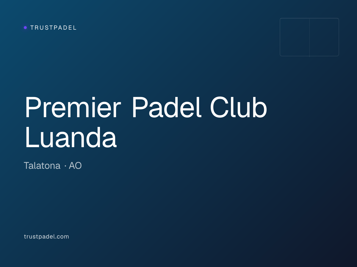 Premier Padel Club Luanda padel club