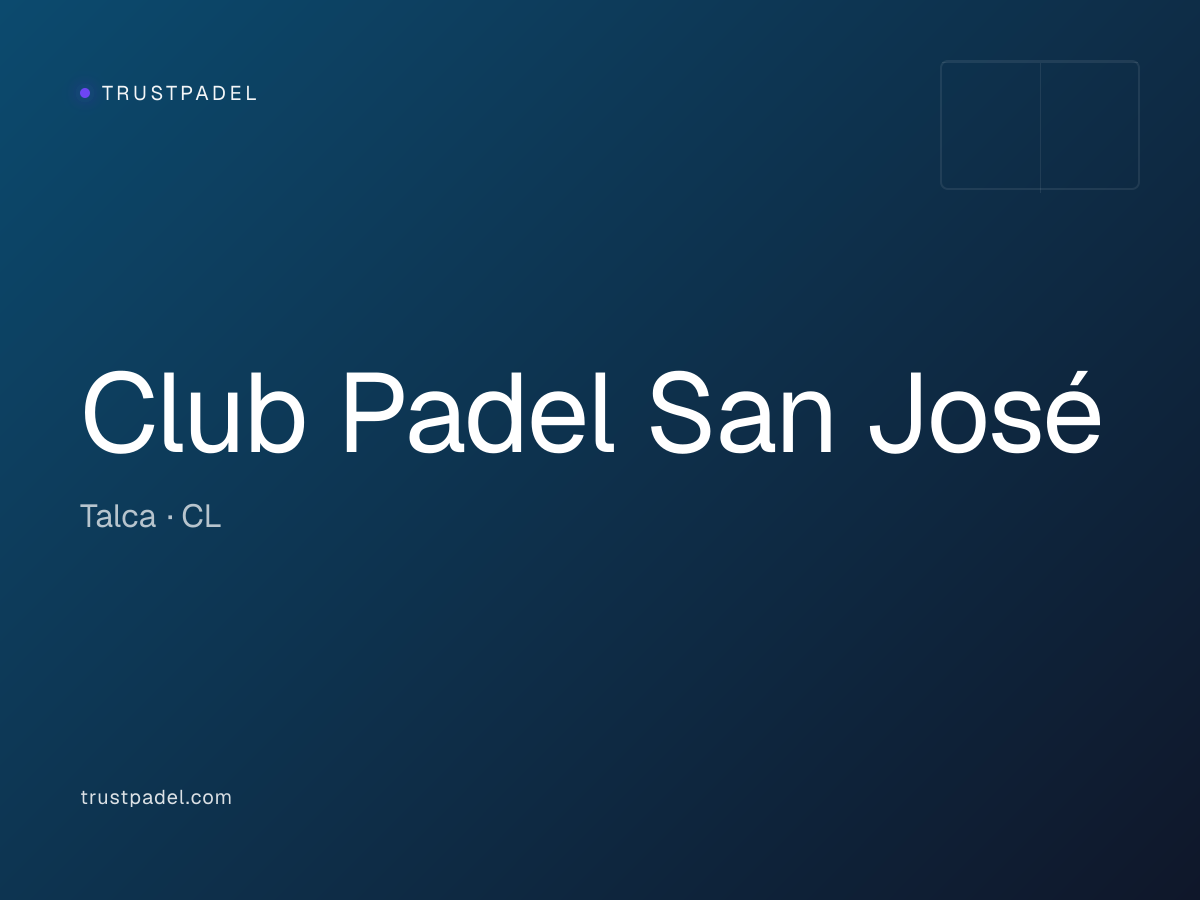 Club Padel San José padel club