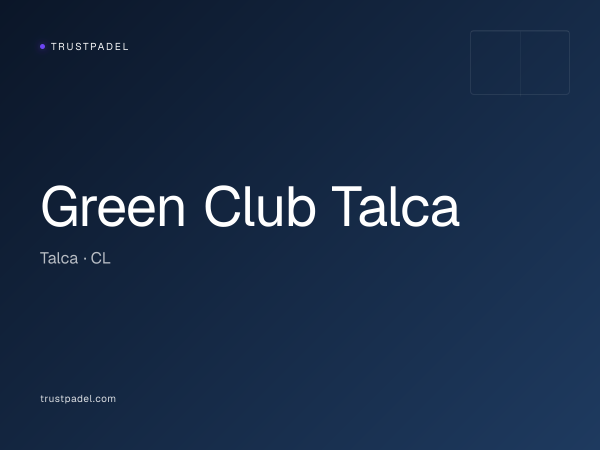 Green Club Talca padel club