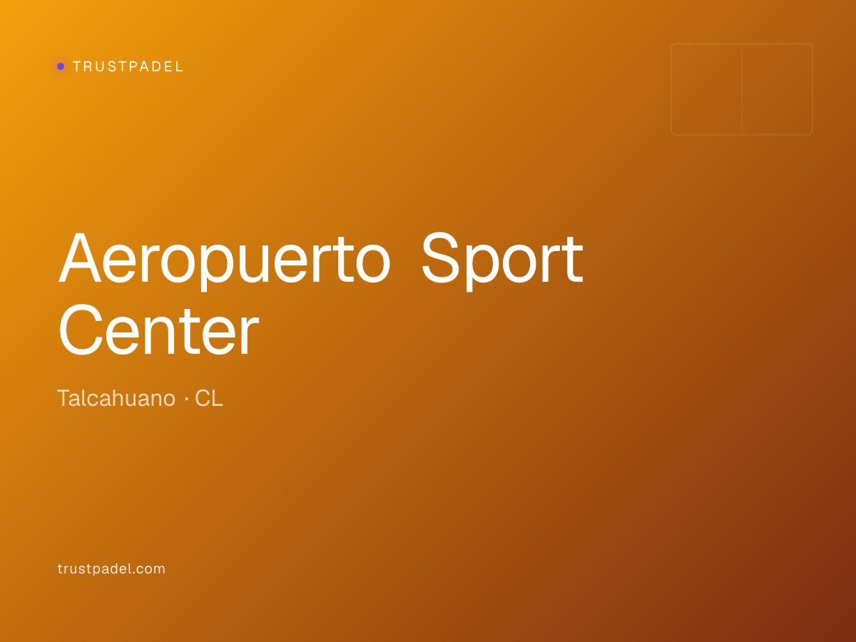Aeropuerto Sport Center padel club