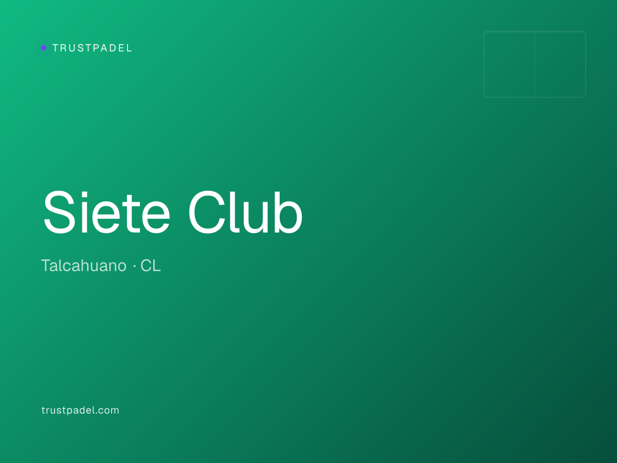 Siete Club padel club