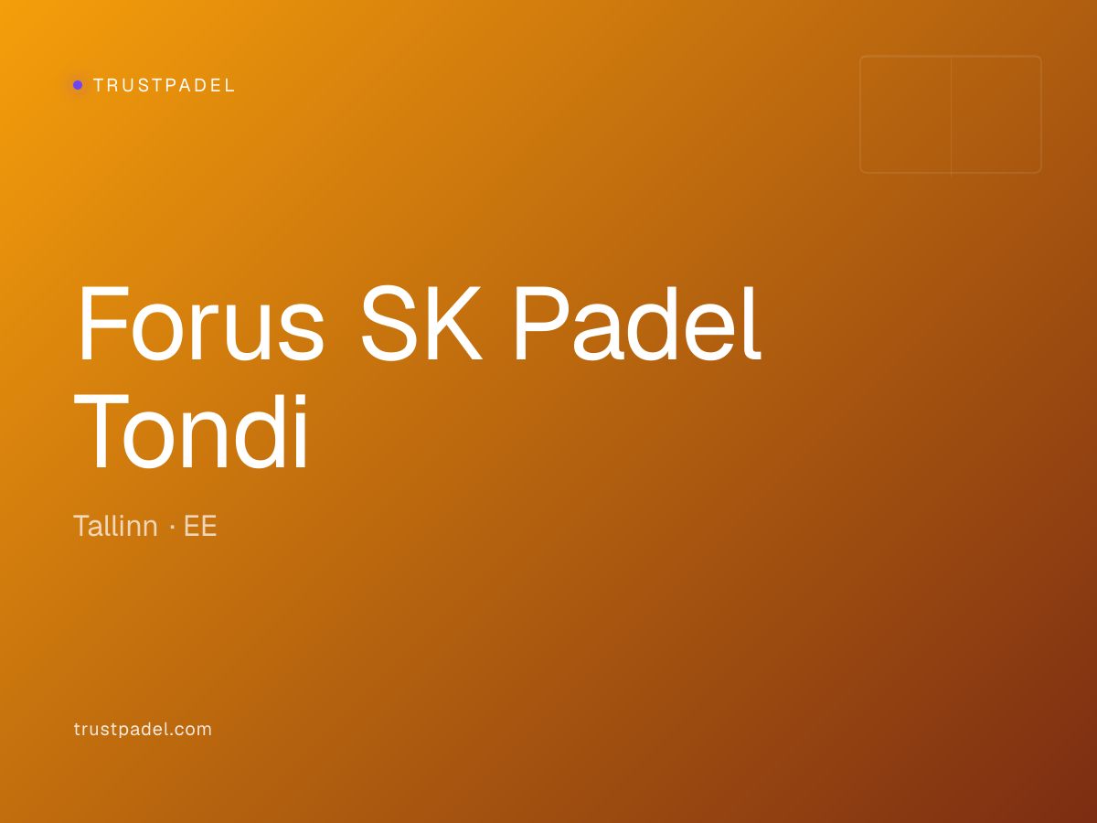 Forus SK Padel Tondi padel club