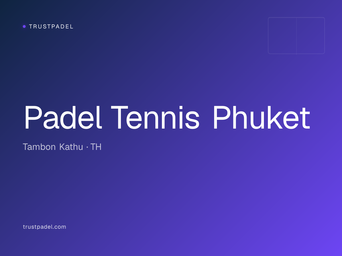 Padel Tennis Phuket padel club