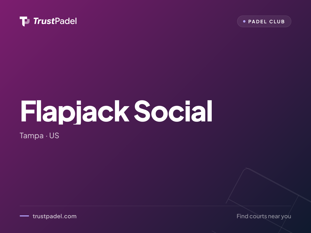 Flapjack Social padel club