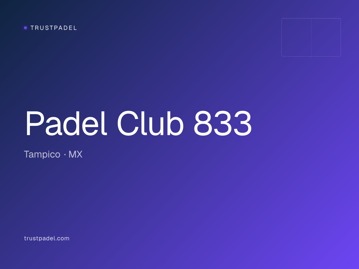 Padel Club 833 padel club