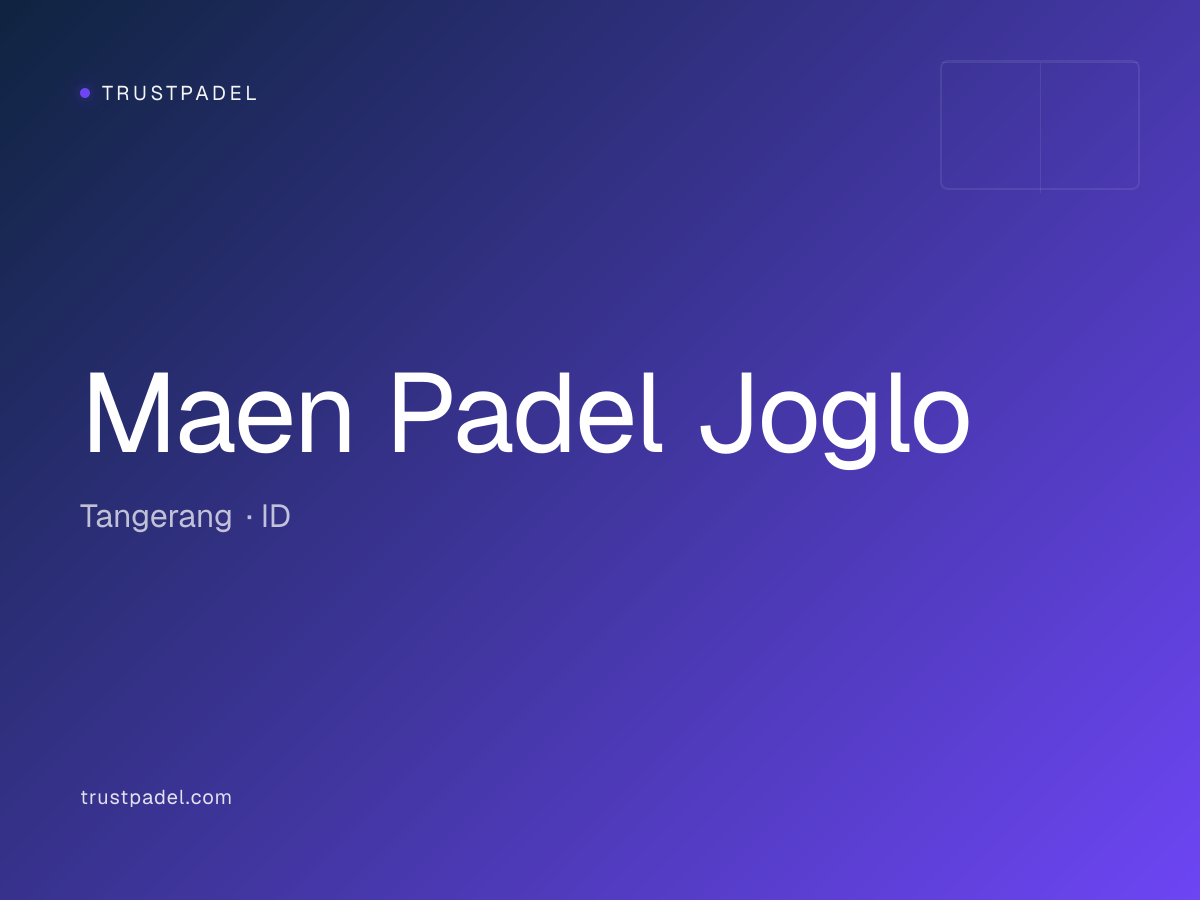 Maen Padel Joglo padel club