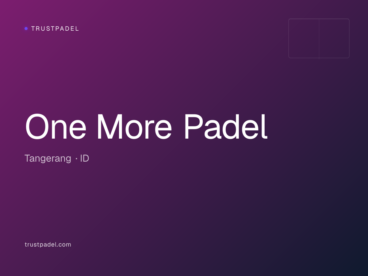 One More Padel padel club