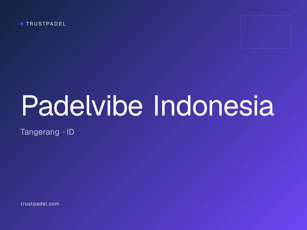 Padelvibe Indonesia padel club